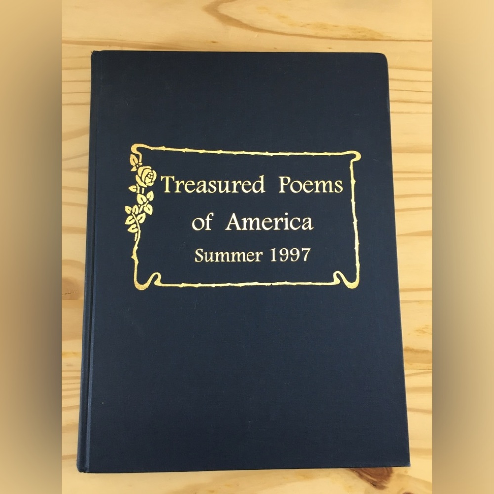 Treasured Poems of America - Navy Hardcover with Gold Foil r Summer 1991